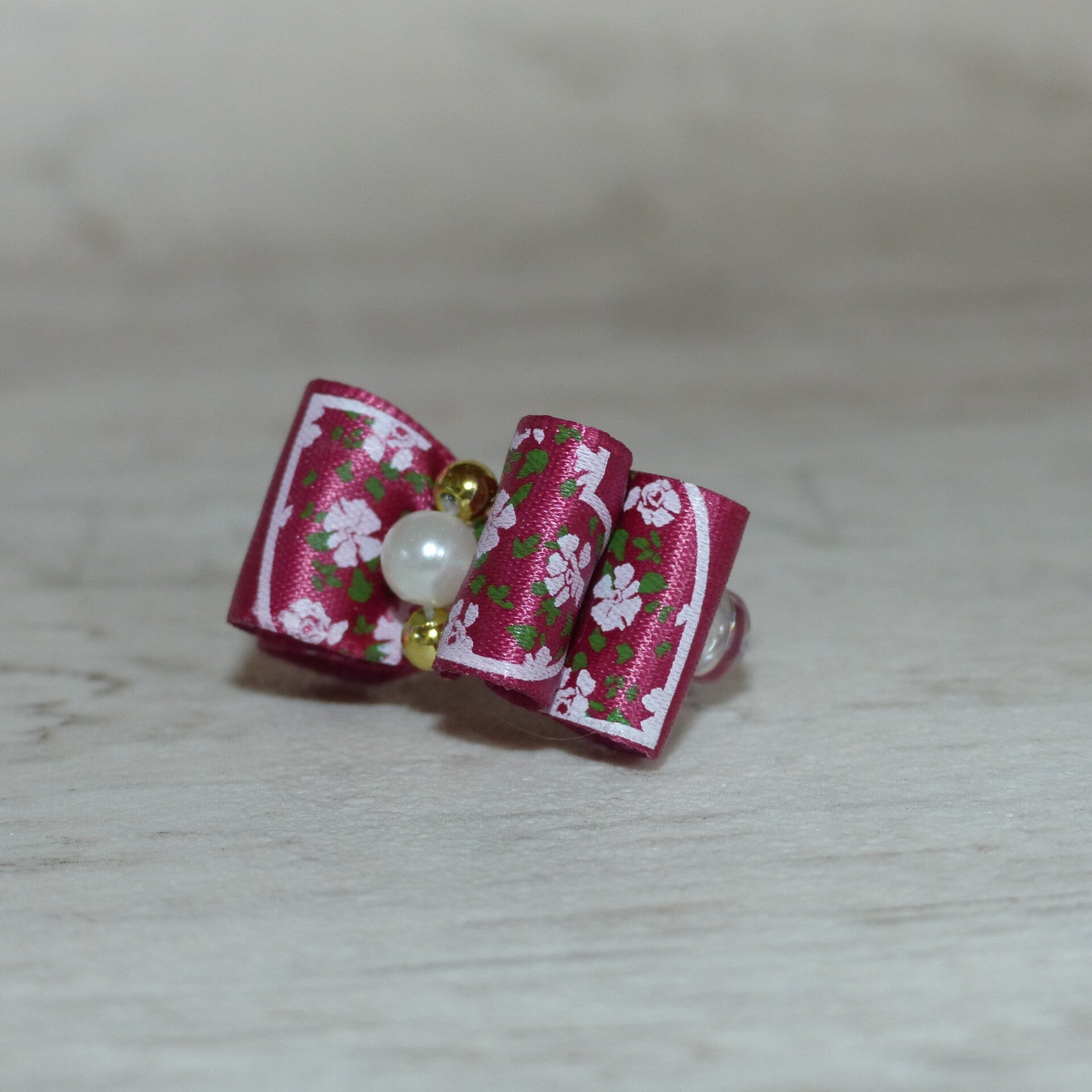 Hundehaarschleife bordeaux