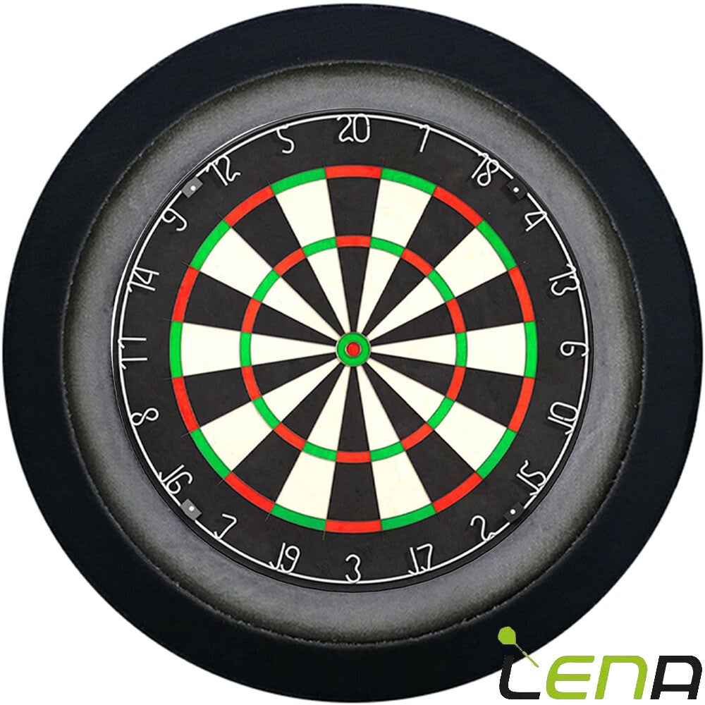 Lena dartbord lighting deluxe zwart