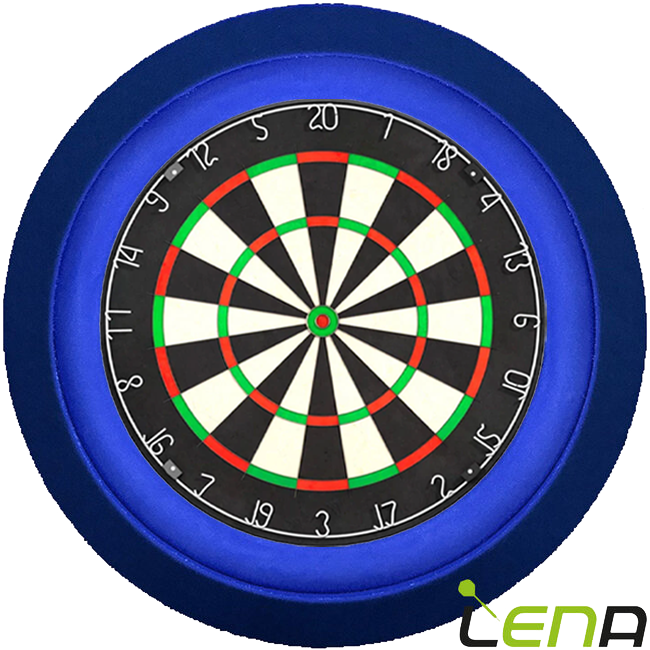 Lena dartboard lighting deluxe blauw