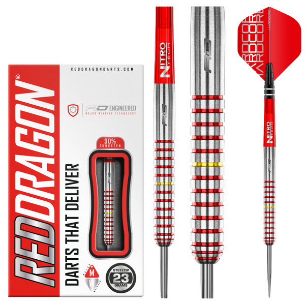 RDD2380- Red Dragon Steeltip Ritchie Burnett 90% 23g