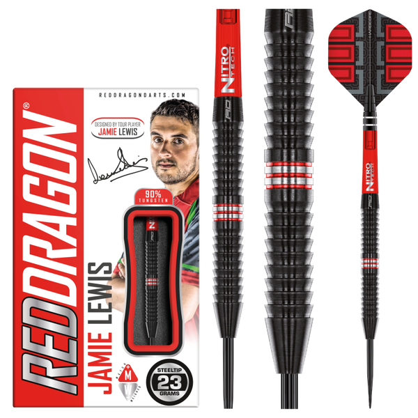 RDD2523- Red Dragon steeltip Jamie Lewis 90% 23g