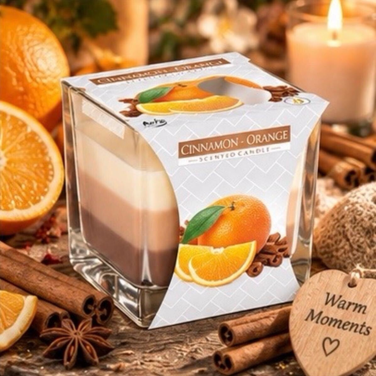 Cinnamon & Orange - Scented Candle
