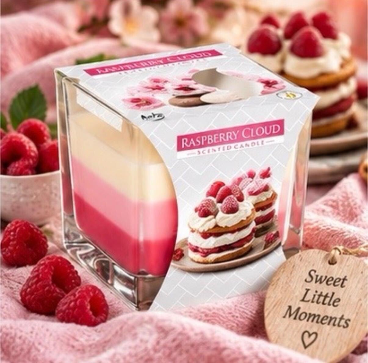 Raspberry Cloud - Scented Candle