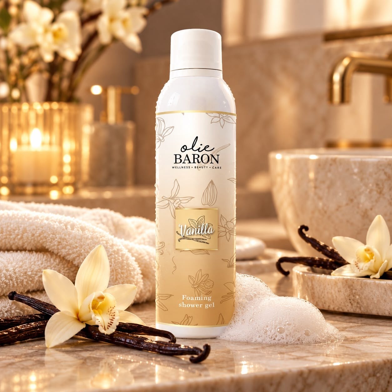 Vanilla - Foaming shower gel 200 ml