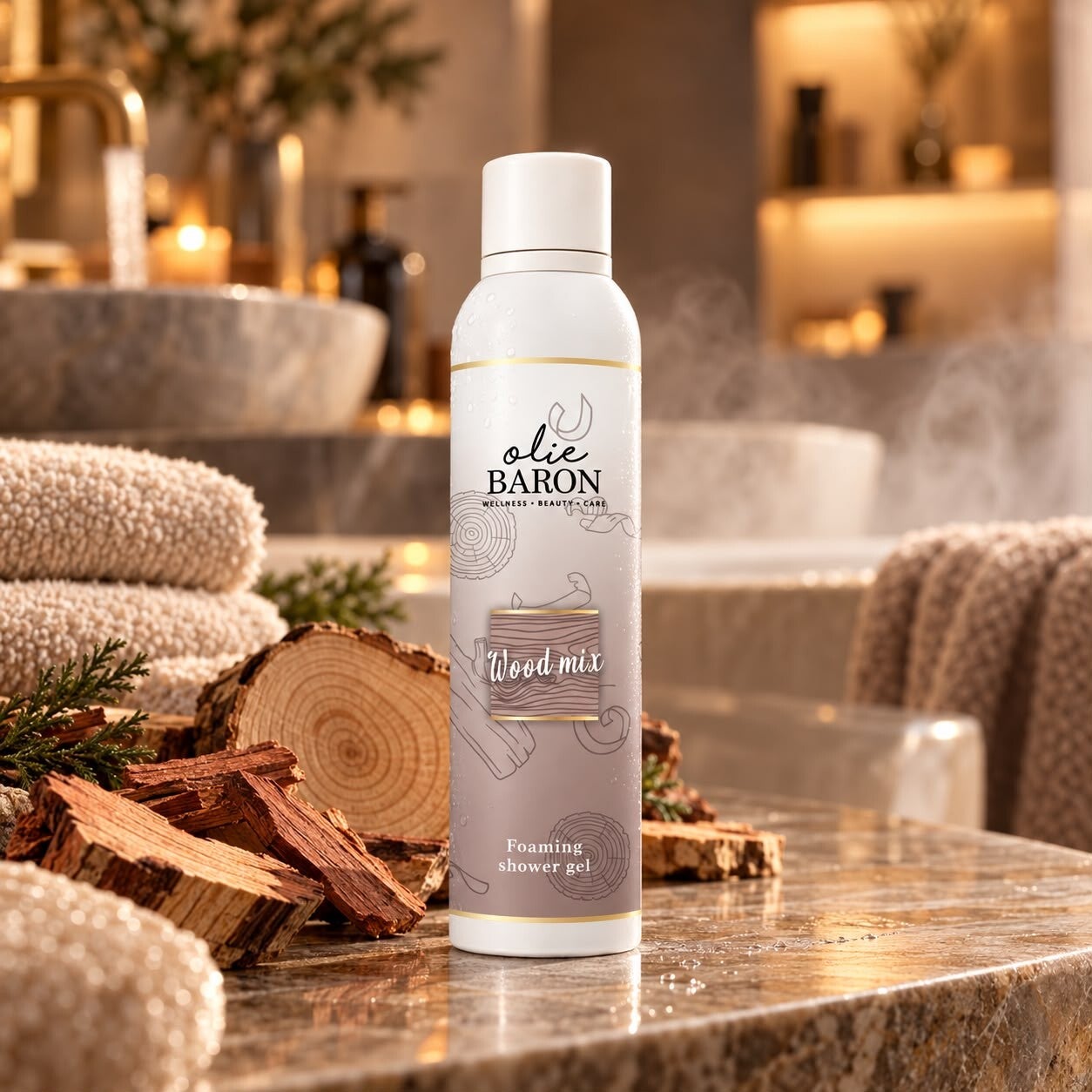 Wood Mix - Foaming shower gel 200 ml