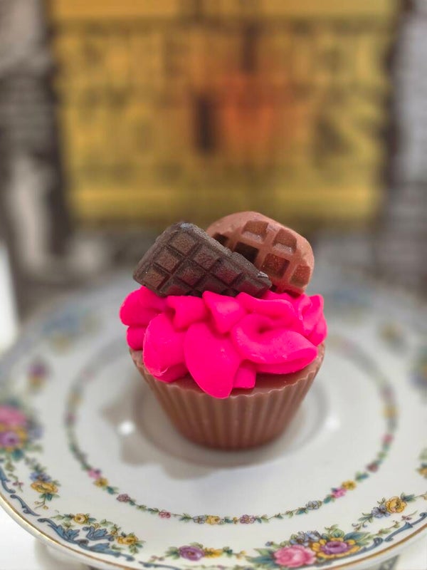 Petal Whisper Cupcake Handcrafted Artisan Soap
