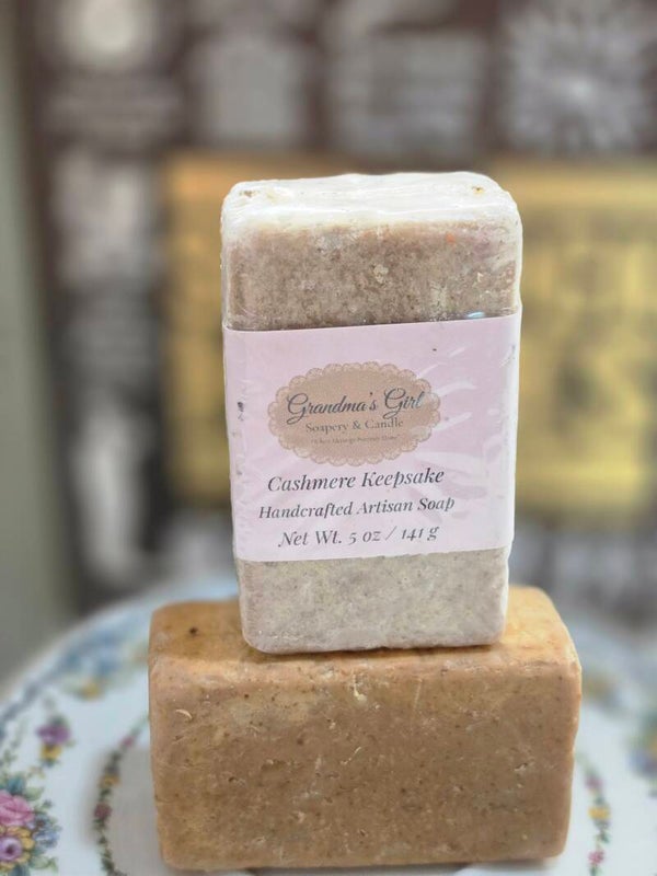 Cashmere Keepsake Handcrafted Artisan Soap