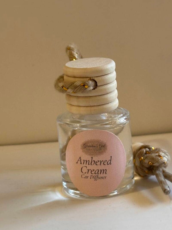 Ambered Cream Car Diffuser
