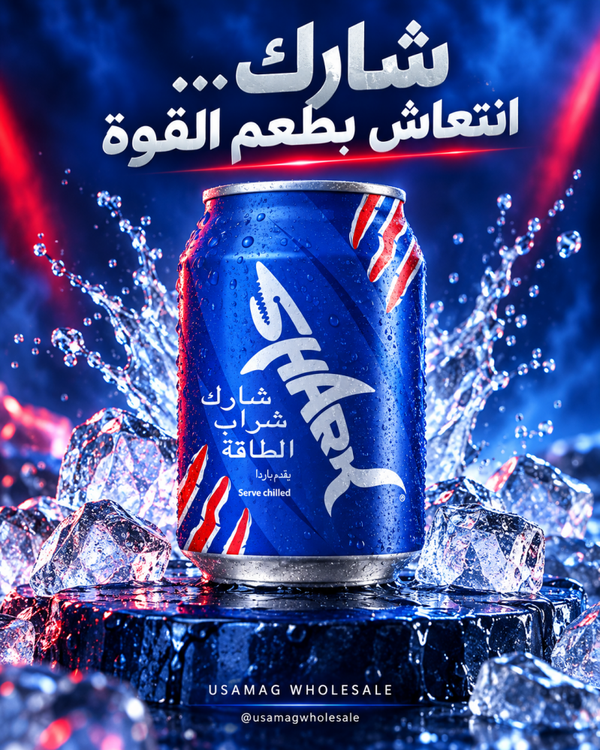 Energy drink Shark مشروب الطاقة شارك