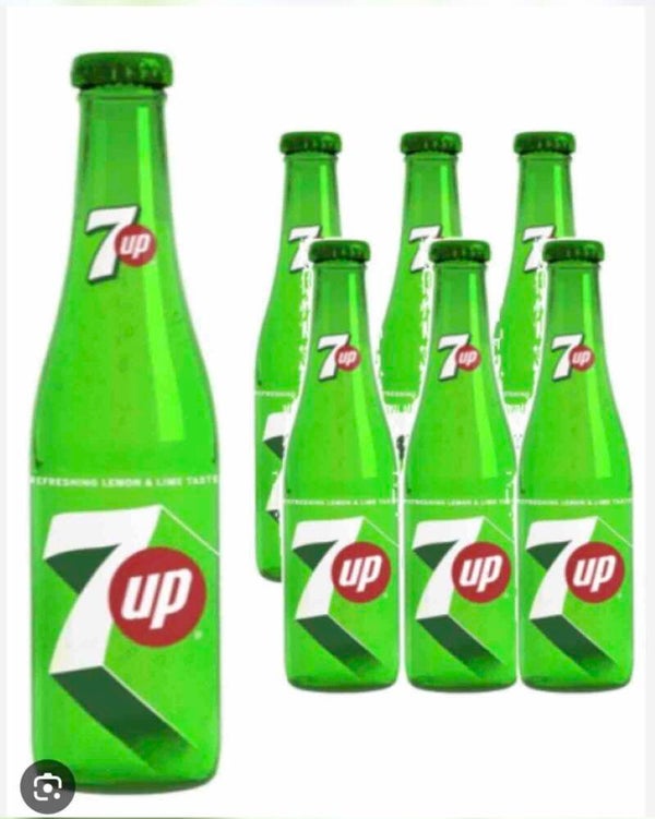 7-UP glass سفن أب عبوة زجاجية