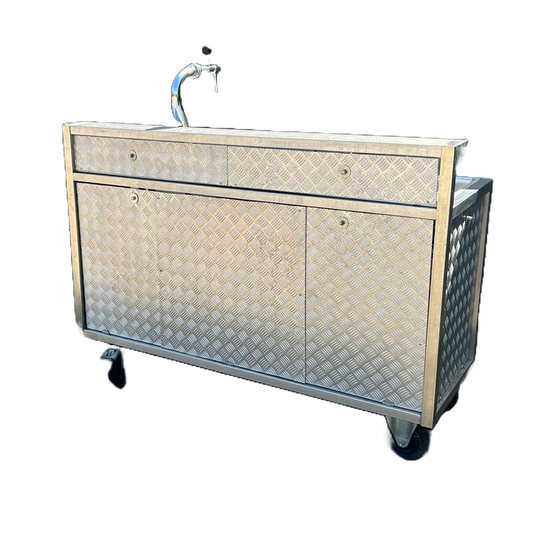 Mobiele tap/bar enkele kraan