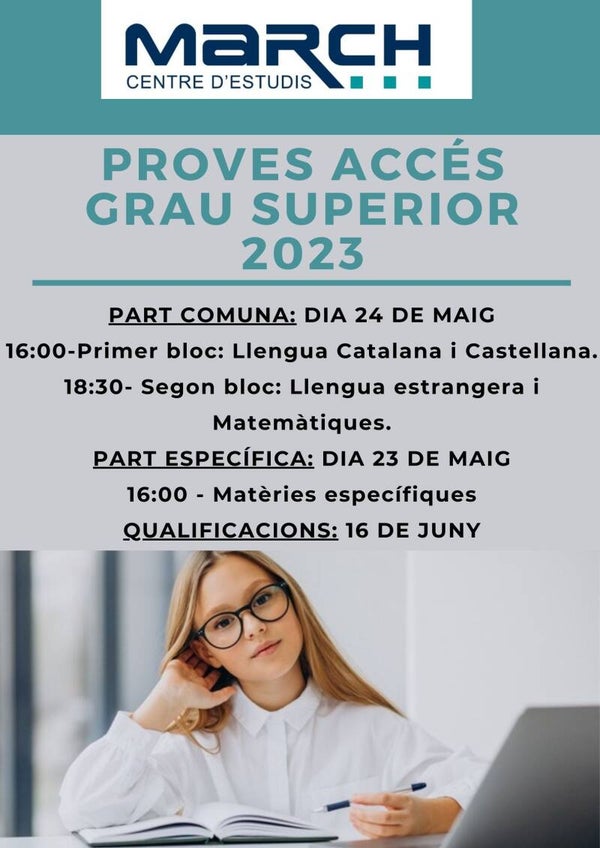 Classes proves accés grau superior