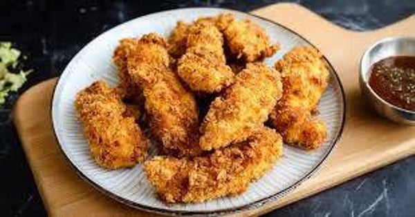 Tenders de poulet & pommes de terre rôties