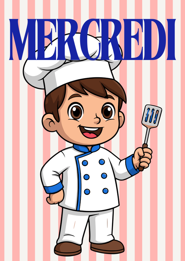 Menu du mercredi 07 janvier