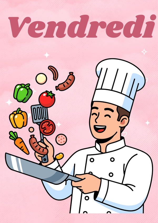 Menu du vendredi 09 janvier