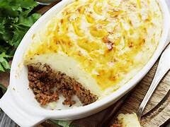 Mardi 17 février  : plat : Hachis parmentier 100% boeuf