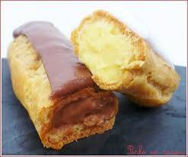 Samedi 25/10 : Dessert : éclair maison vanille & chocolat