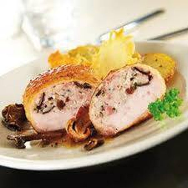 Jeudi 23/10 : plat : fondant de poulet aux cèpes & gratin pdt légumes