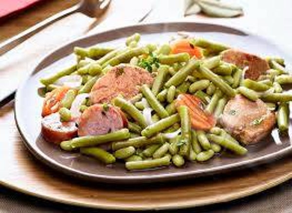 Mardi 04 novembre : plat : filet mignon de porc & haricots verts beurre ail
