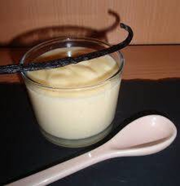 Lundi 15/05 : dessert crème vanille & biscuit