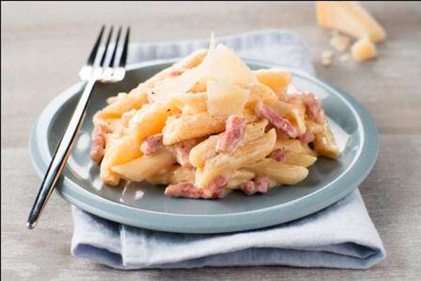 Pâtes Carbona crème (lardons/ crème)