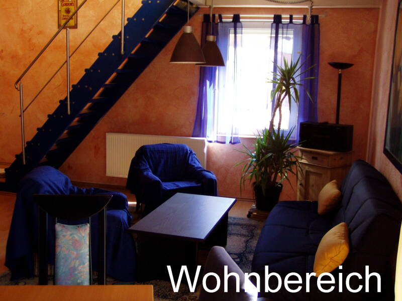 Wohnbereich der Ferienwohnung im Erdgeschoss