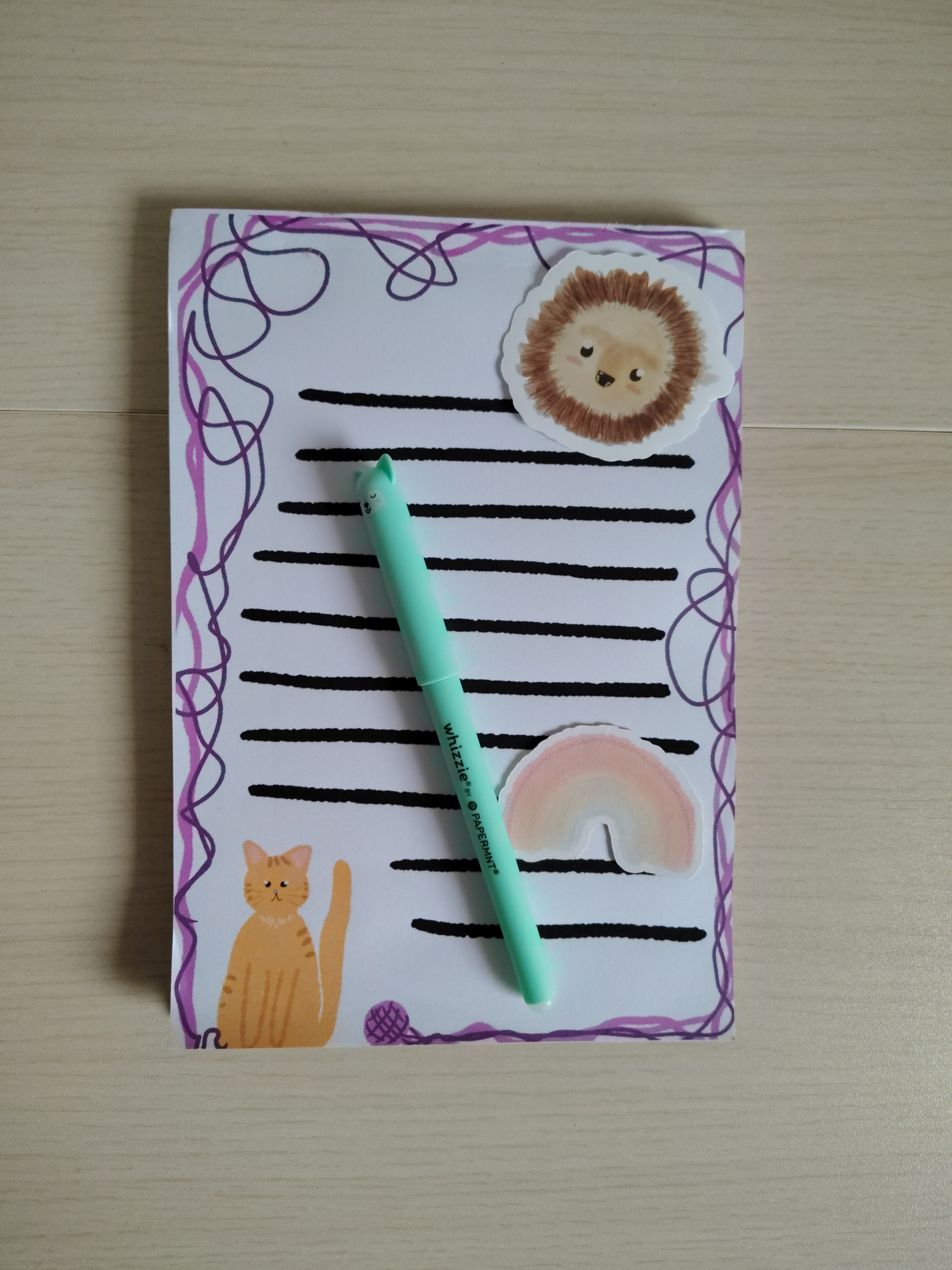 Notitieblok Oranje Kat