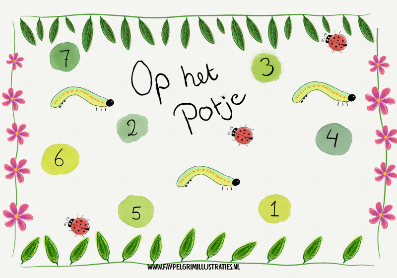 Beloningskaart Rupsje