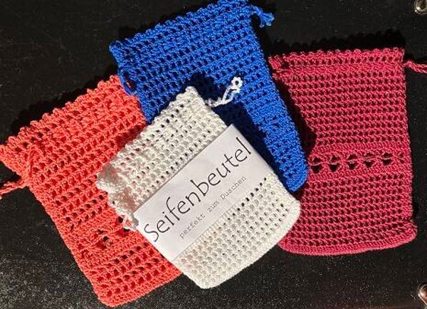 Seifenbeutel gehäkelt