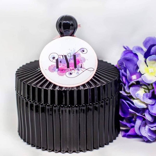 Small Carousel Candle - Black