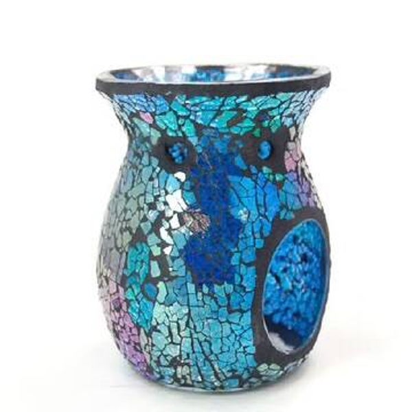 Blue/Rainbow Mosaic Burner