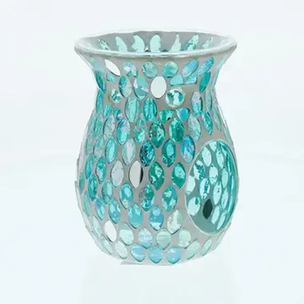 Blue Seashell Mosaic Burner