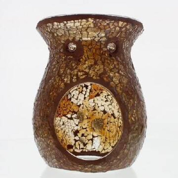 Dark Amber Mosaic Burner
