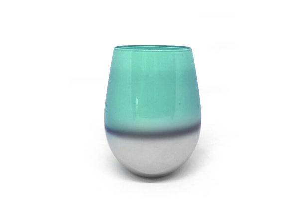 Ombré - White & Teal