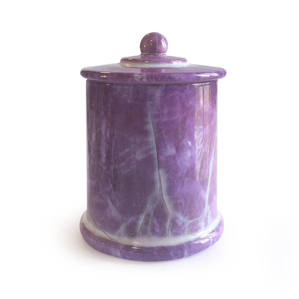 Large Purple Marble with lid