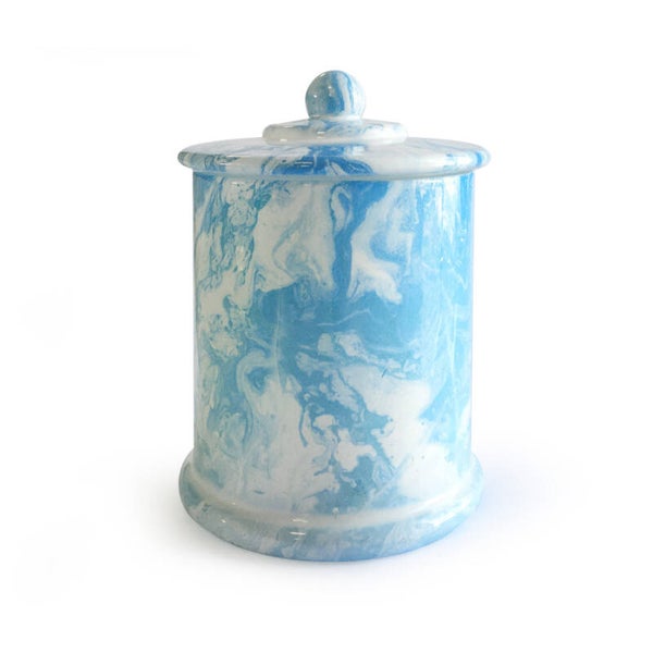 Large Blue & White Marble