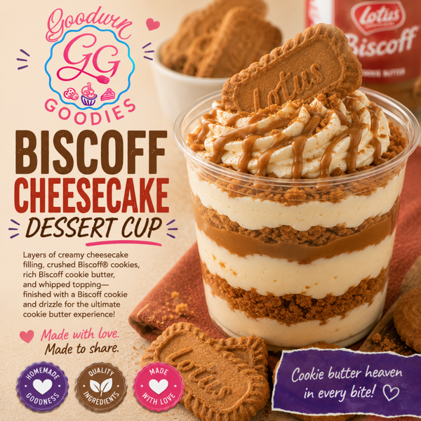 Biscoff Cheesecake Dessert Cups