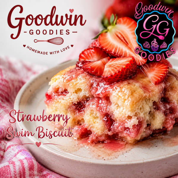 Strawberry Swim Biscuits