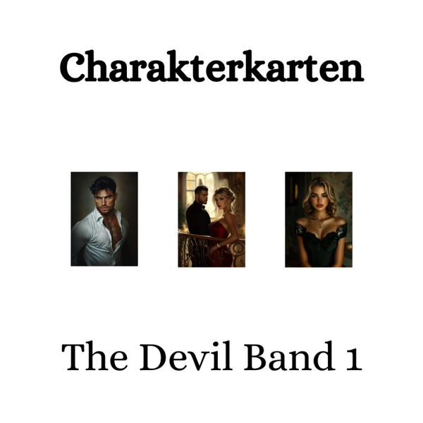 Charakterkarten - Set "The Devil in Black"
