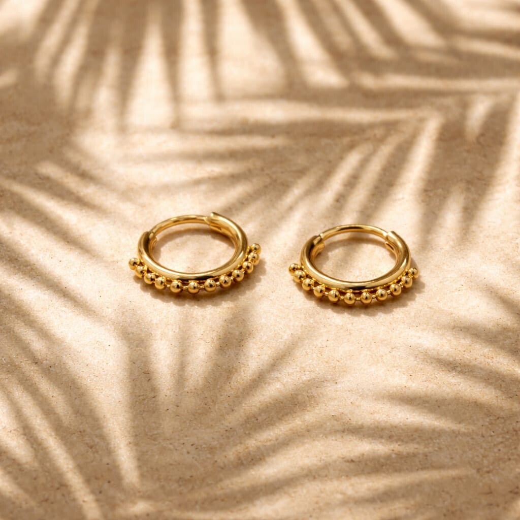 Mini hoops gold
