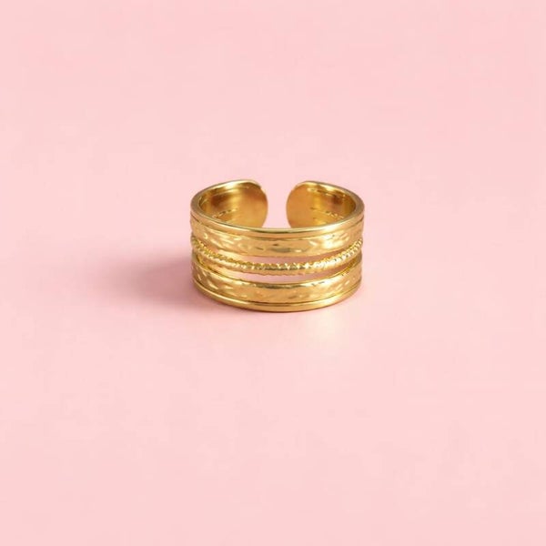 Ring statement goud