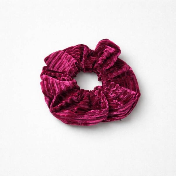 Scrunchie ' velours bordeaux red