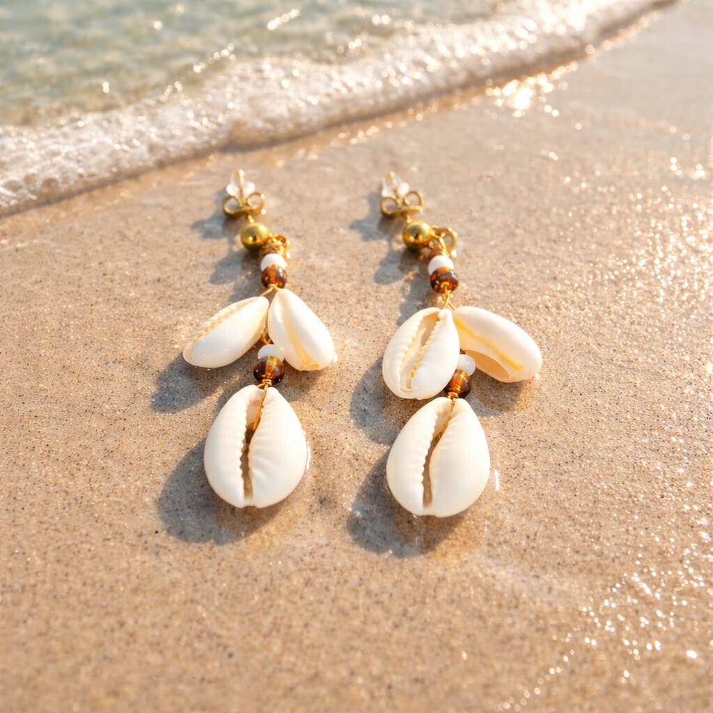 Statement oorbellen 'Kauri beach