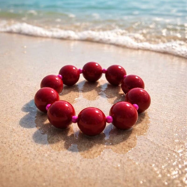 Statement armband 'Bordeaux