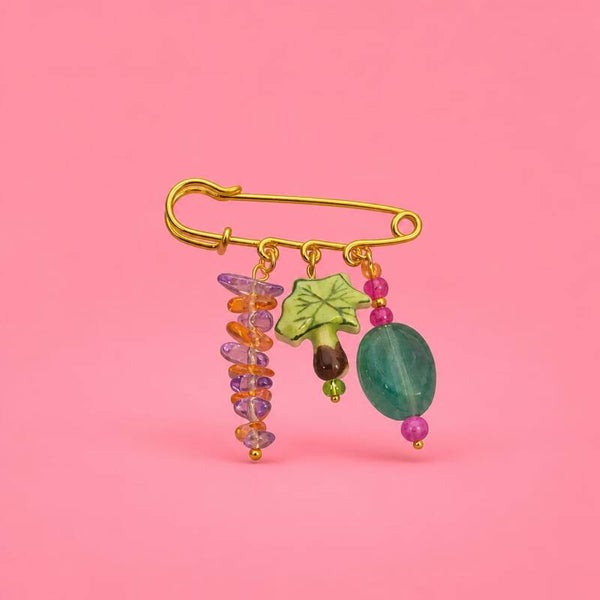 Tropical broche "palmboom