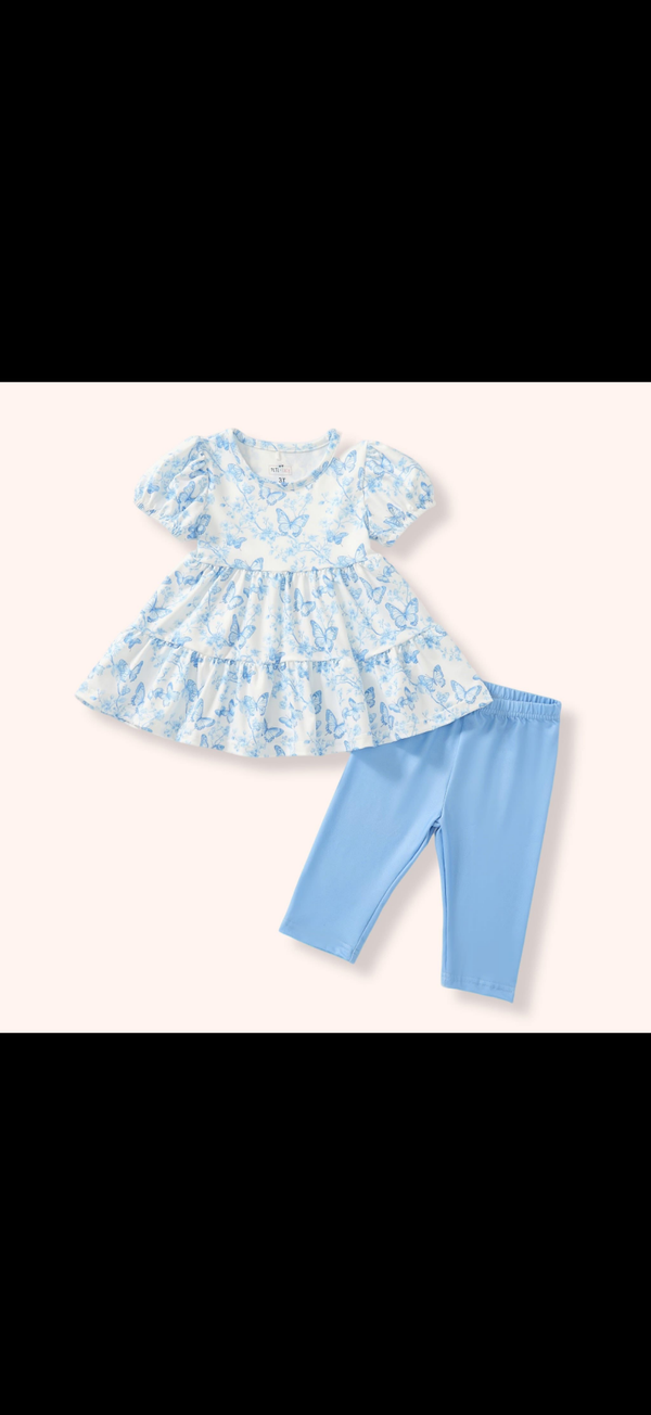 Vintage French Fairytale capri set