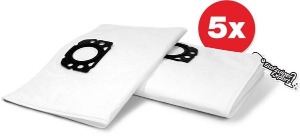 5x Stofzuigerzakken Geschikt Voor KÄRCHER WD4, WD5, WD6, MV4, MV5, MV6 en Premium series