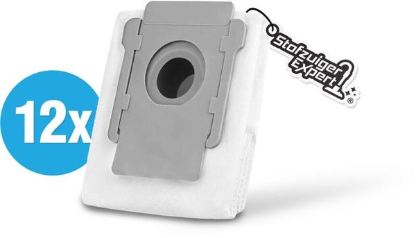 12x Stofzuigerzakken geschikt voor iRobot Roomba i3+ i5+ i6+ i7+ S9+ Combo J9+ Combo j7+ Combo i8+