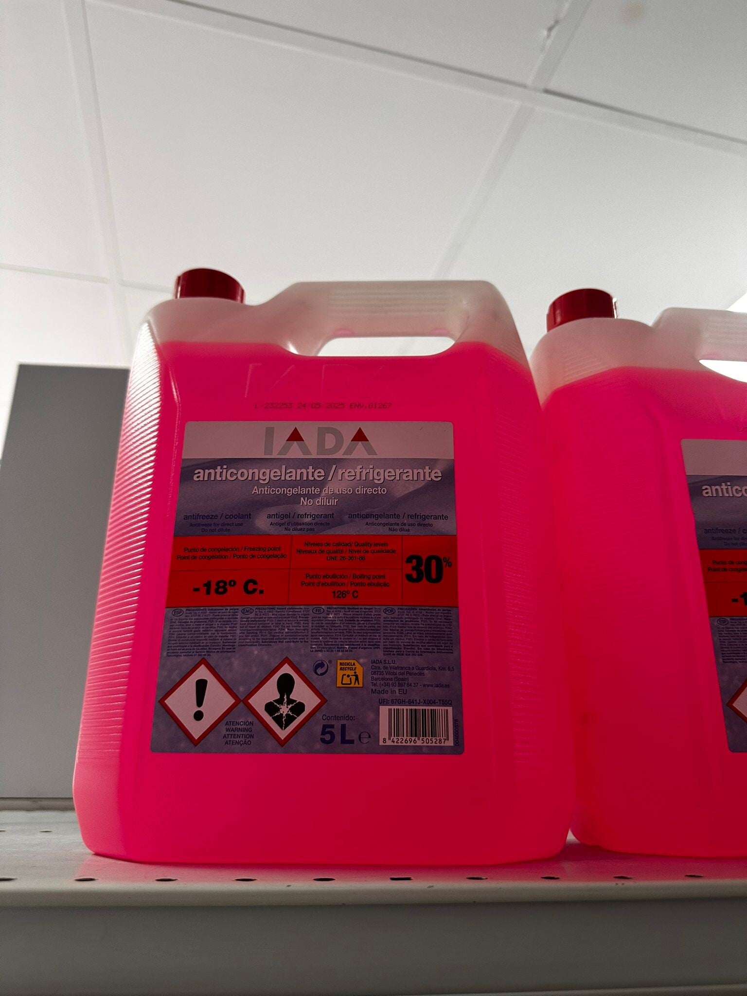 anticongelante al  30%