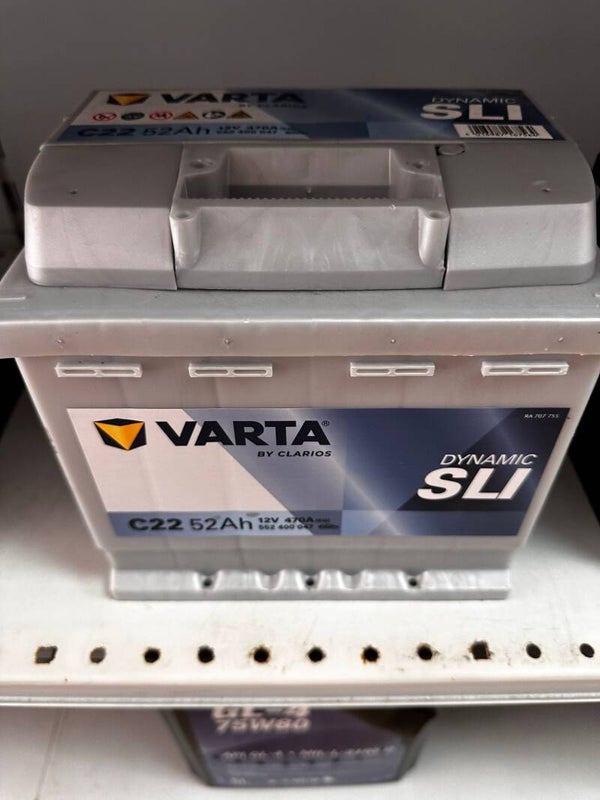 BATERIA VARTA 12V 52Ah 470A